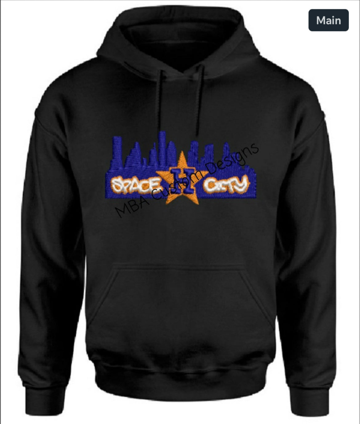 Custom embroidered hoodie