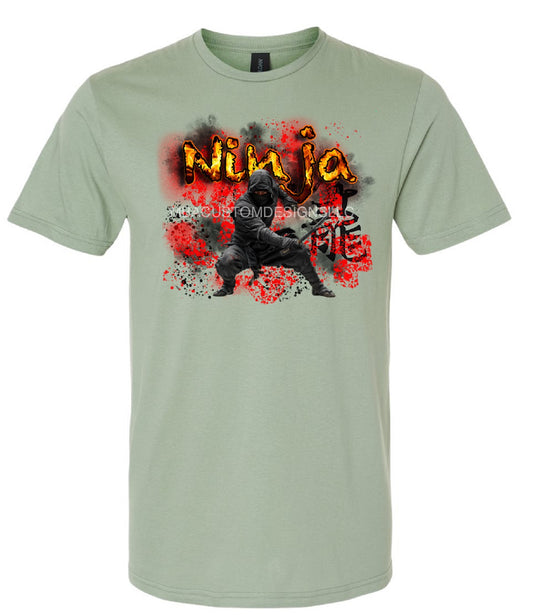 Custom ninja t shirt