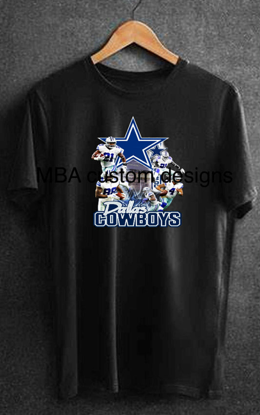 Custom cowboys t shirt